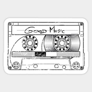 CASSETTE - GOOD MUSIC collector grunge edition Sticker